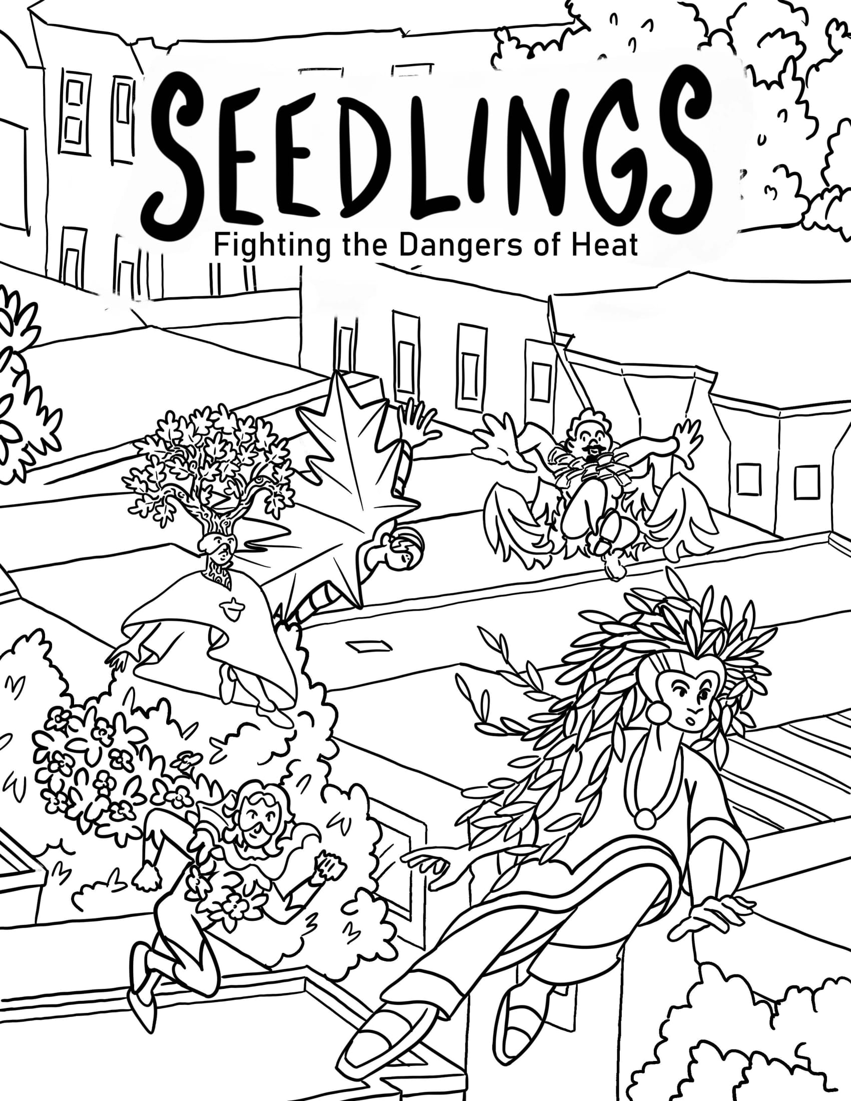 Seedlings coloring book featured image