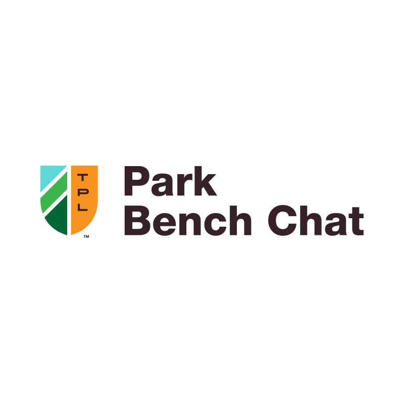 Park bench chat logo.